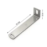 Large Stainless Steel 316 Angle Bracket – 10 –15 cm – 3 mm Thickness - Image 7