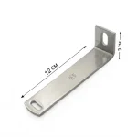 Large Stainless Steel 304 Angle Bracket – 10–15 cm – 3 mm Thickness - Image 4