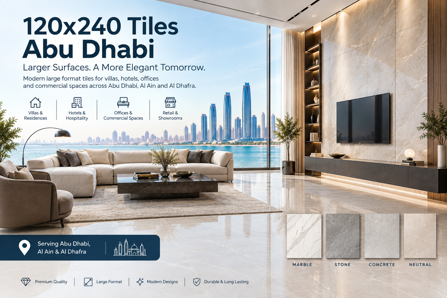 120x240 Tiles Abu Dhabi