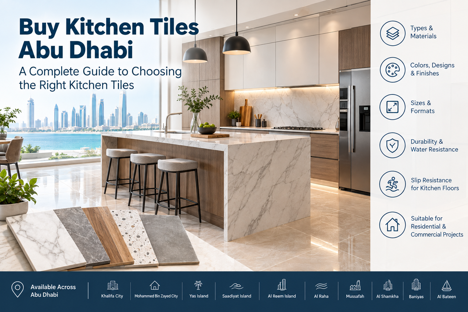 Buy Kitchen Tiles Abu Dhabi