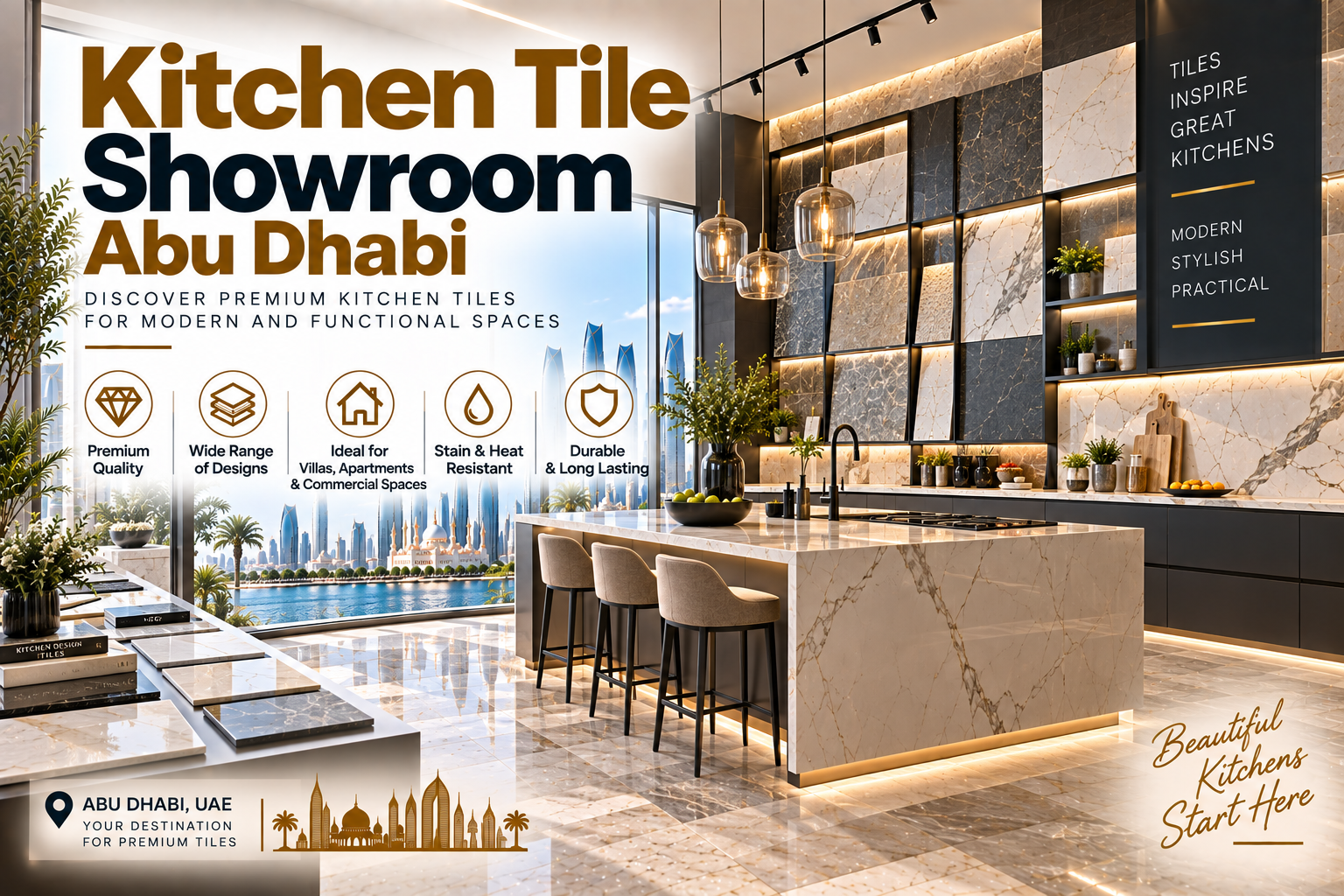 Kitchen Tile Showroom Abu Dhabi