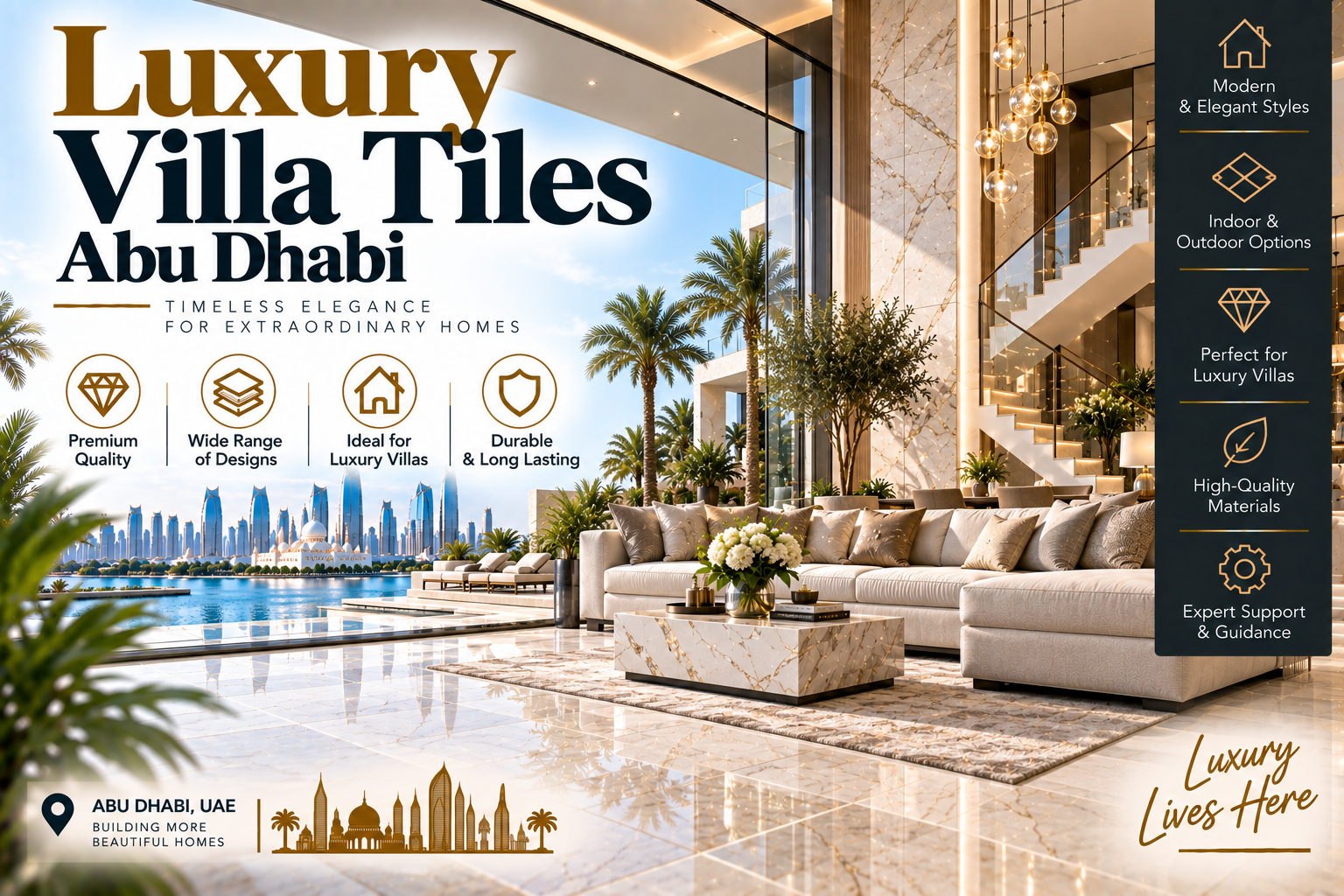 Luxury Villa Tiles Abu Dhabi
