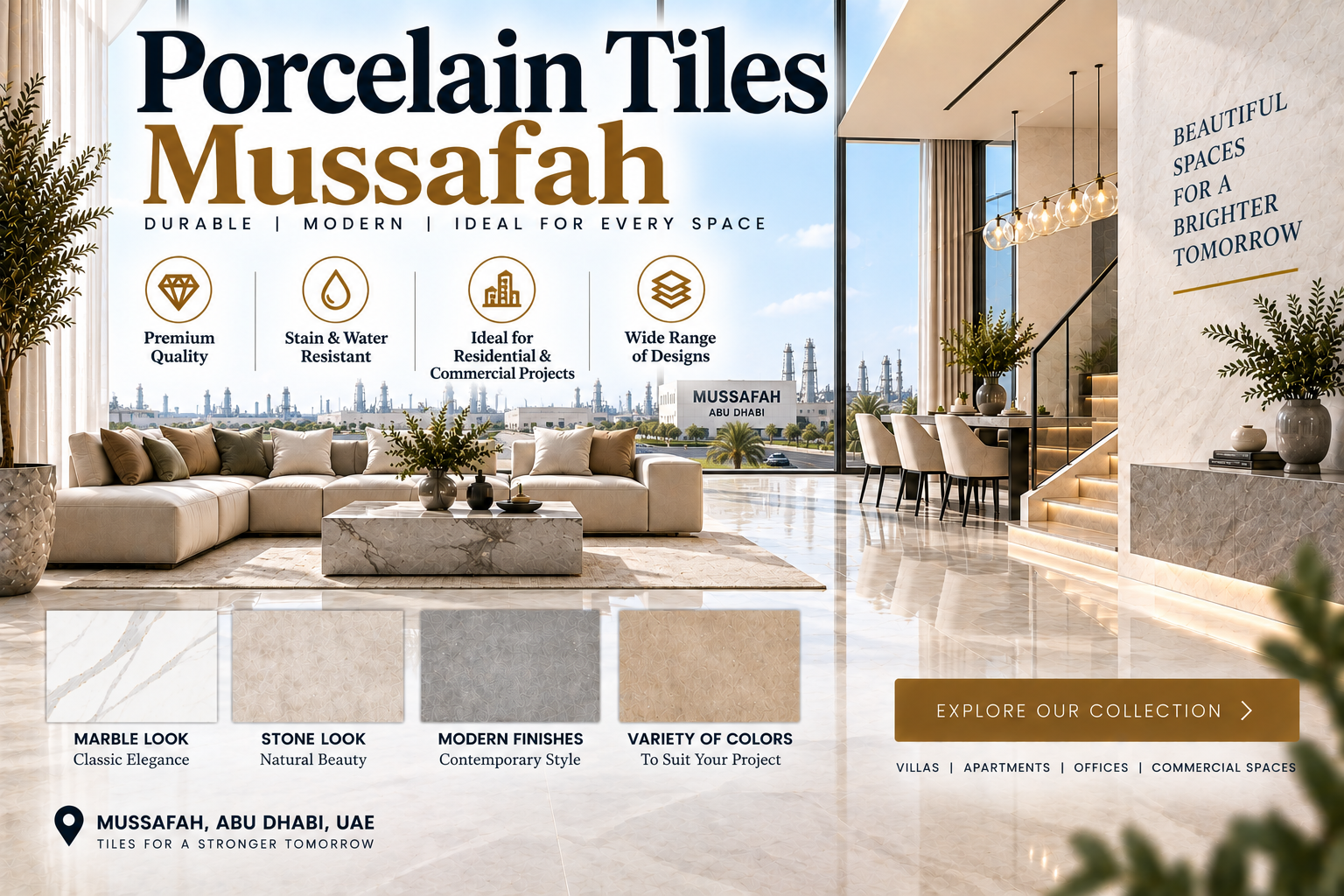 Porcelain Tiles Mussafah