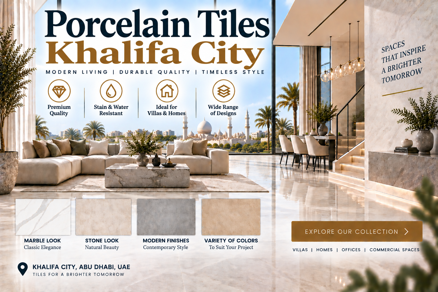 Porcelain Tiles Khalifa City