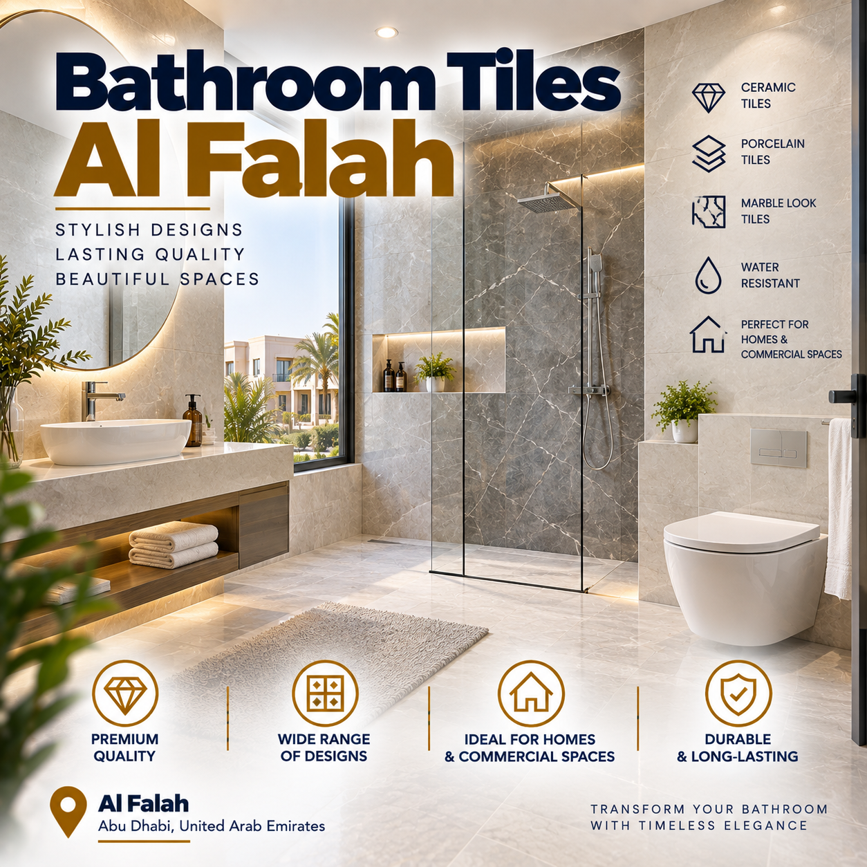 Bathroom Tiles Al Falah