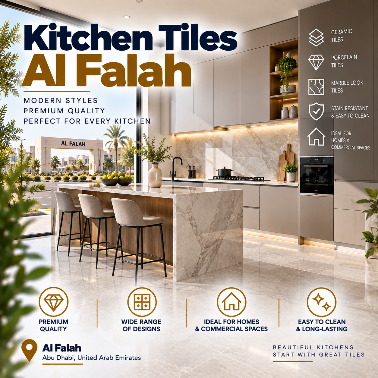 Kitchen Tiles Al Falah