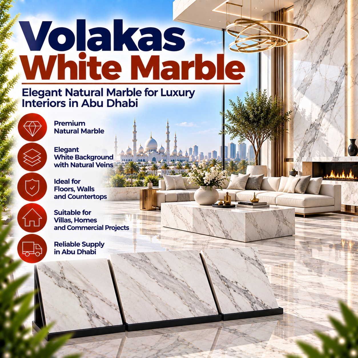 Volakas White Marble