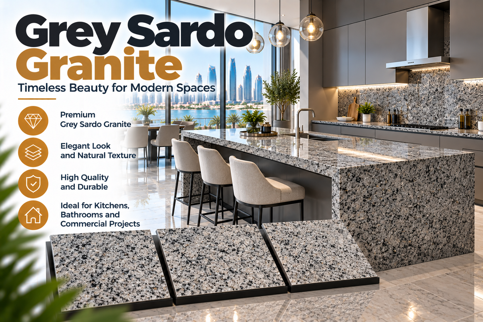 Grey Sardo Granite