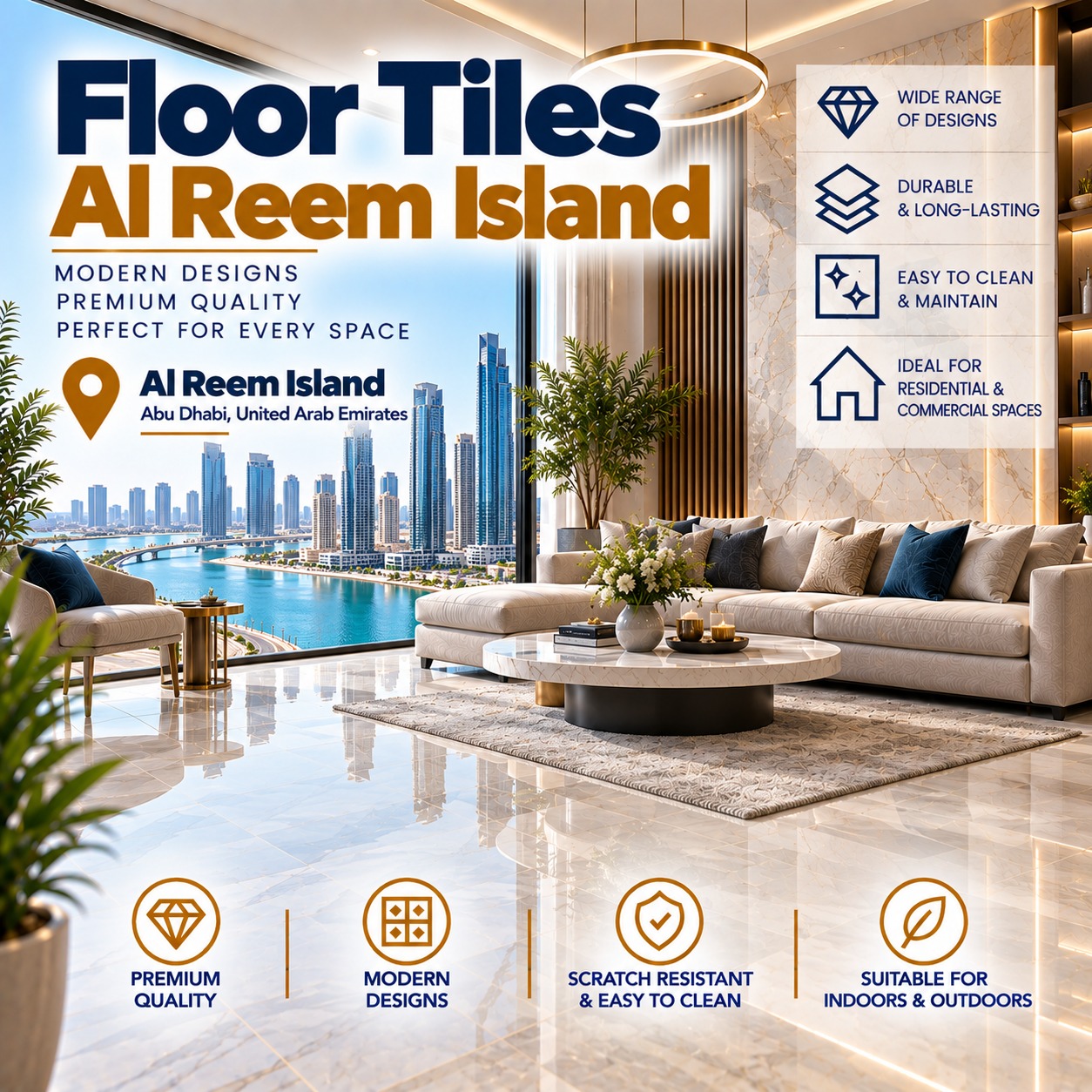 Floor Tiles Al Reem Island