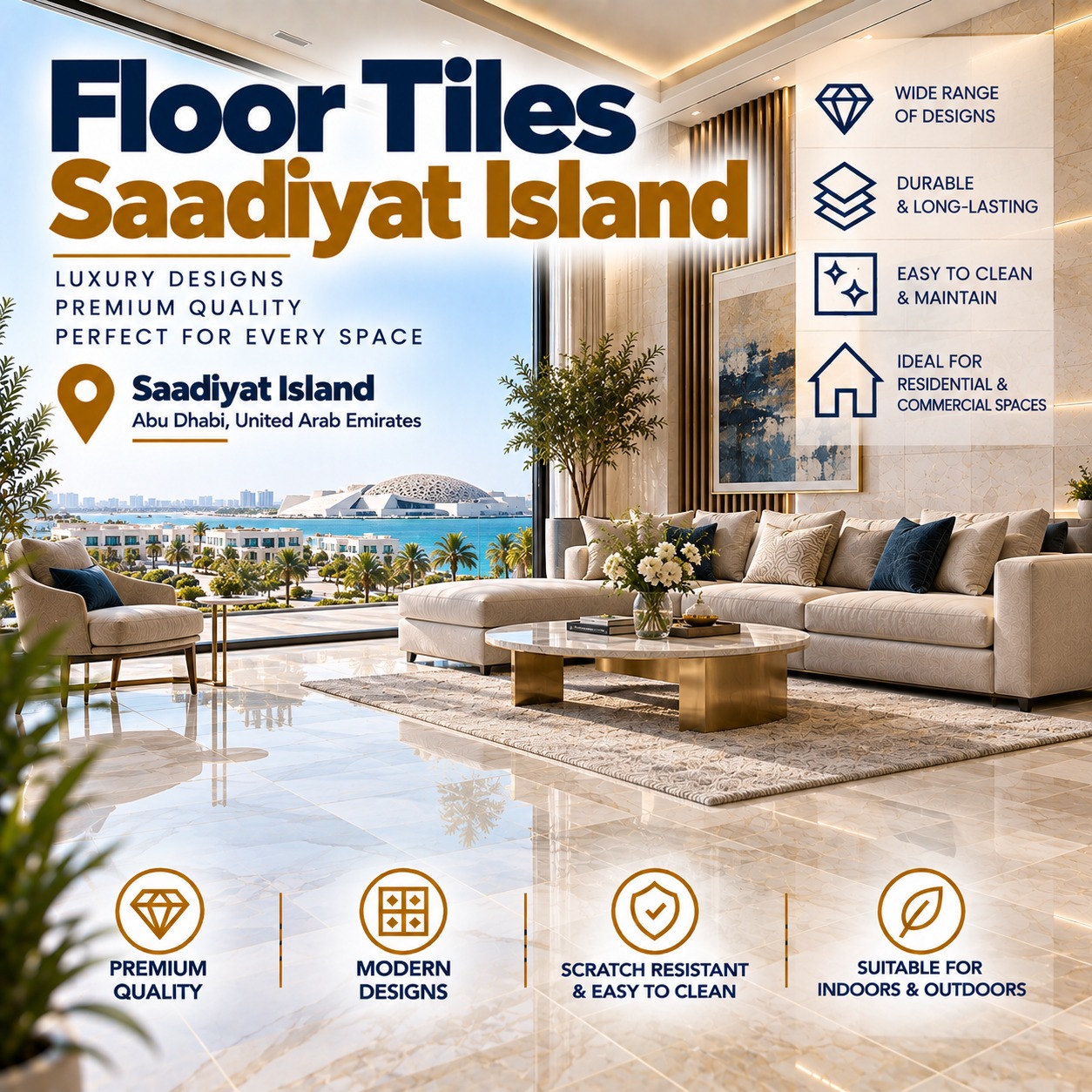 Floor Tiles Saadiyat Island