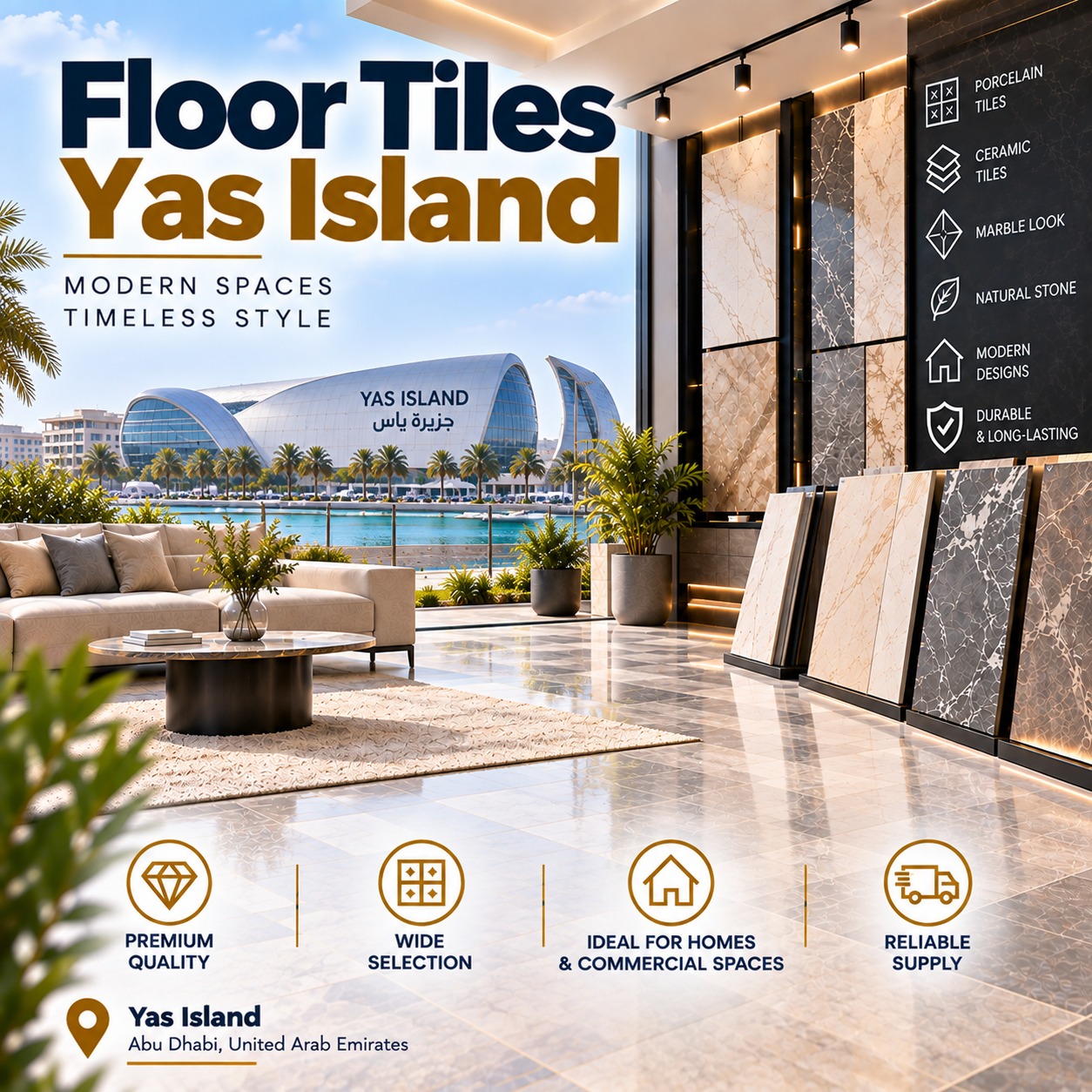 Floor Tiles Yas Island
