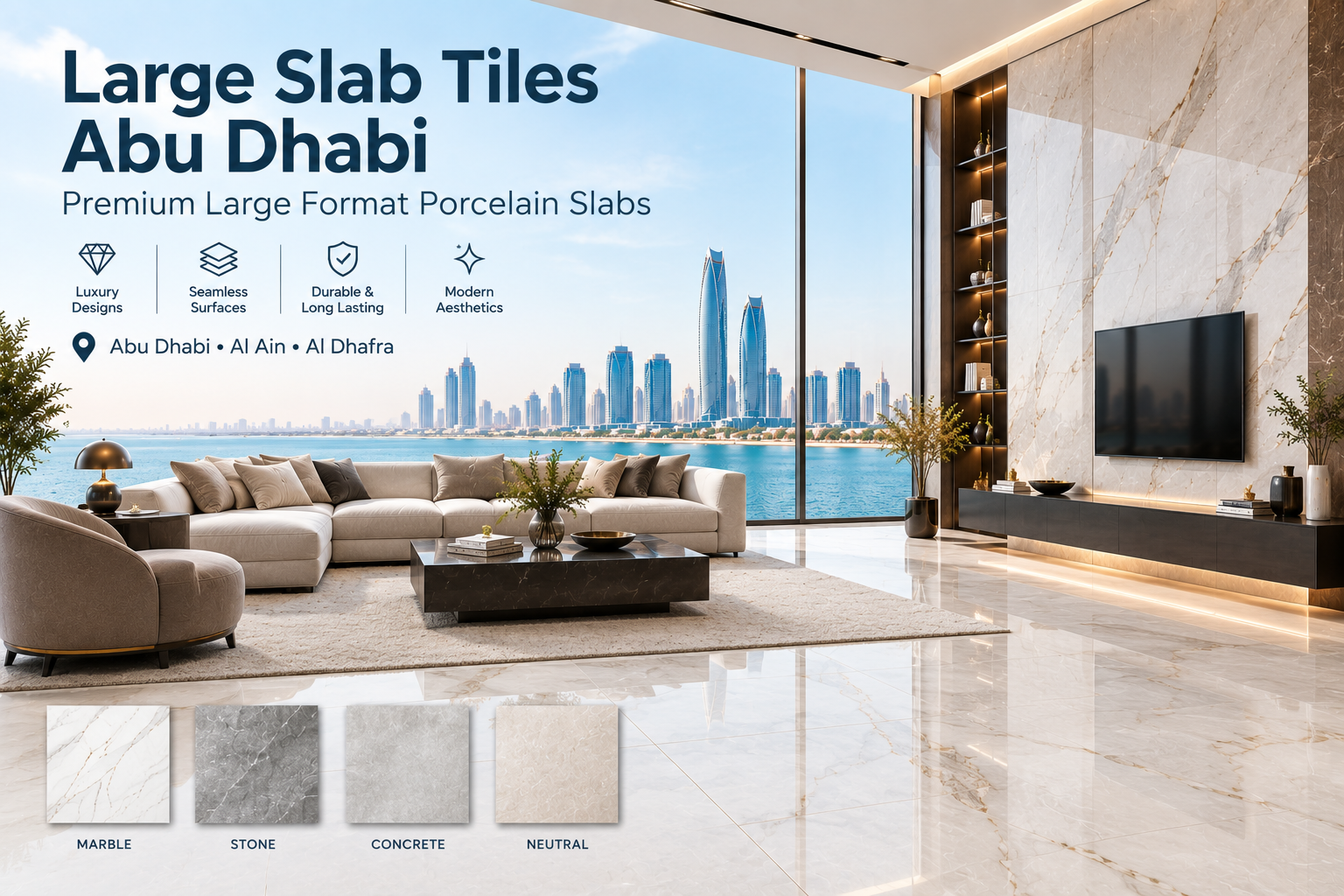 Large Slab Tiles Abu Dhabi