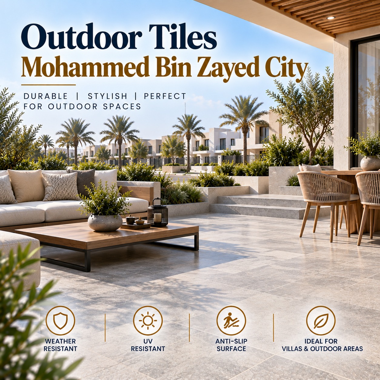 Outdoor Tiles Mohammed Bin Zayed City
