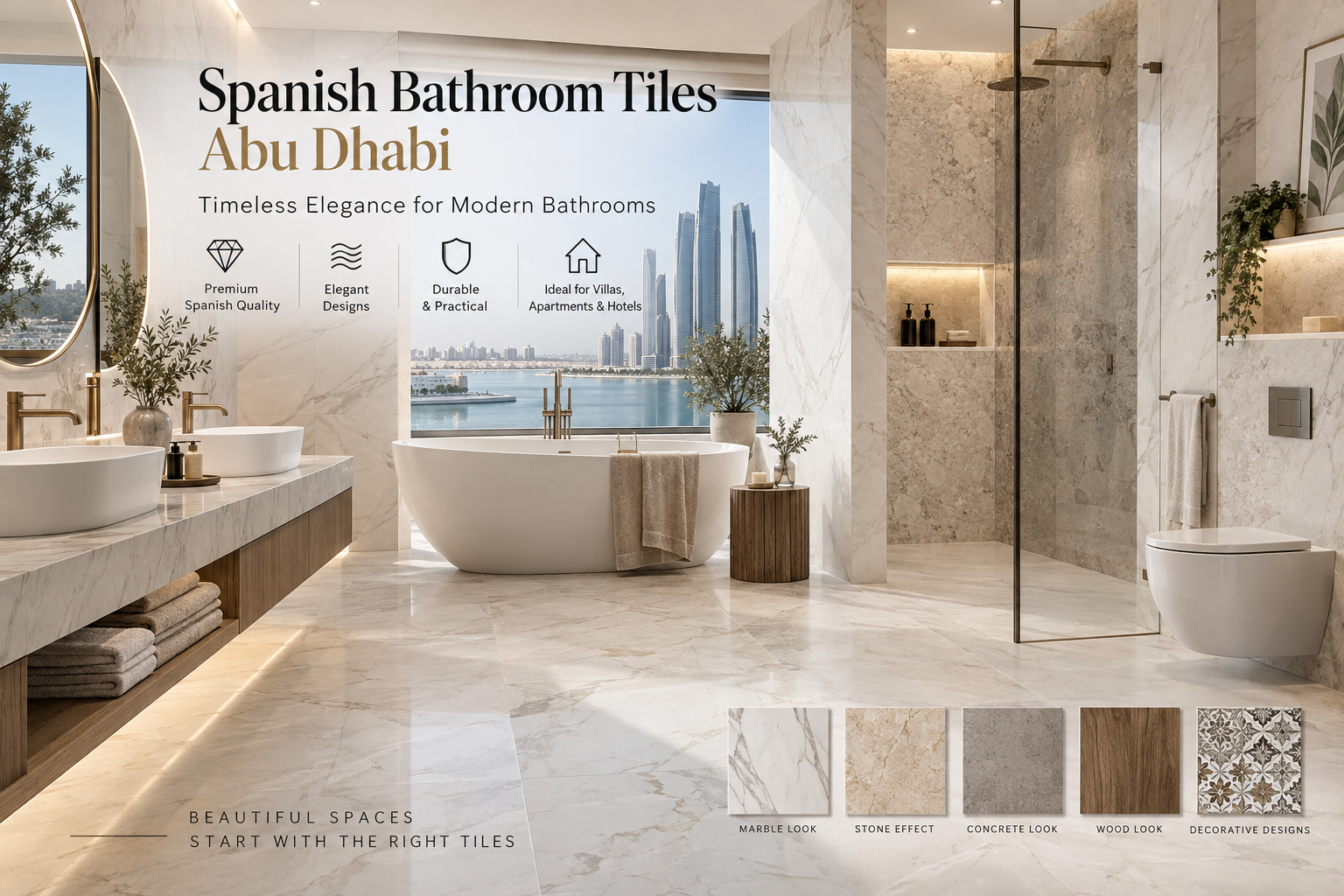 Spanish Bathroom Tiles Abu Dhabi