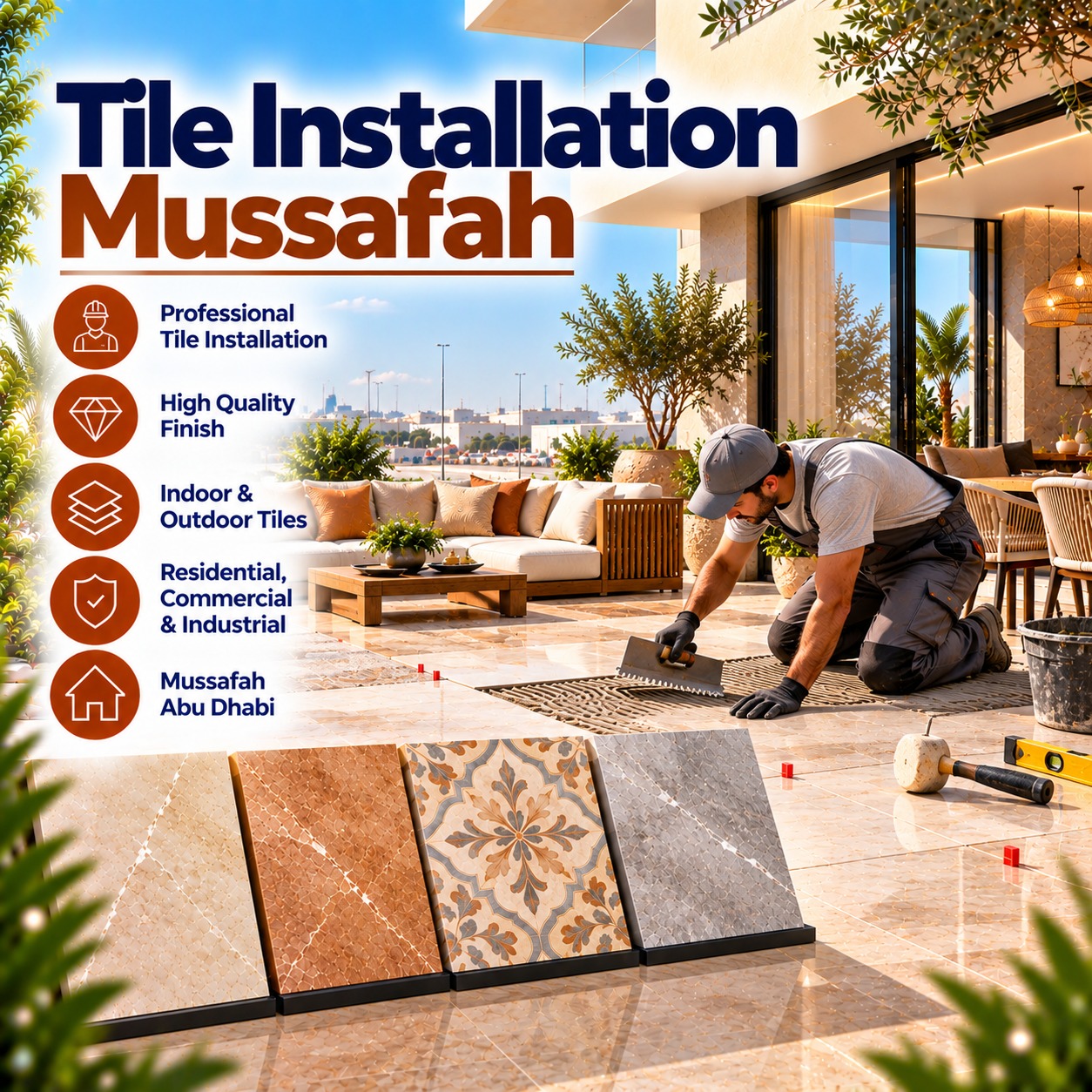 Tile Installation Mussafah