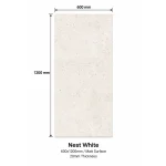 Premium NEST WHITE Outdoor Porcelain | 60 × 60 & 60 × 120 cm | Matte | Thickness 2 cm - Image 5