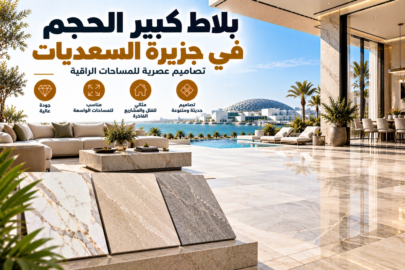 Large Format Tiles Saadiyat Island