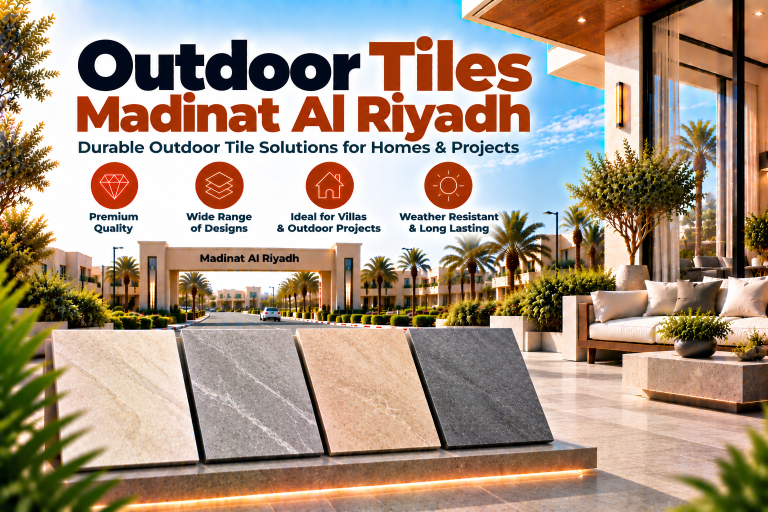 Outdoor Tiles Madinat Al Riyadh